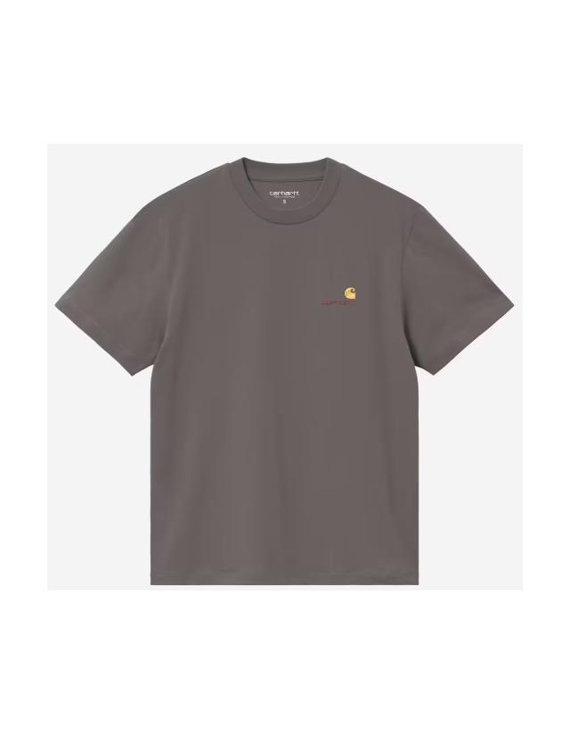 Carhartt Wip W' American Script T-Shirt - Porphyry - Damen T-Shirt  - Cover Photo 1