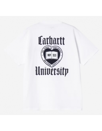 Carhartt WIP Schooling T-shirt - White - Herren T-Shirt - Miniature Photo 2