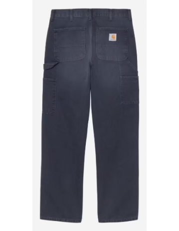 Carhartt Wip Single Knee Pant - Dark Navy Stone Canvas - Product Photo 2