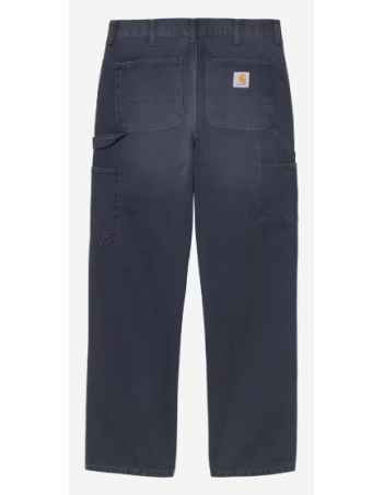 Carhartt WIP Single knee pant - Dark navy stone canvas - Männerhosen - Miniature Photo 2