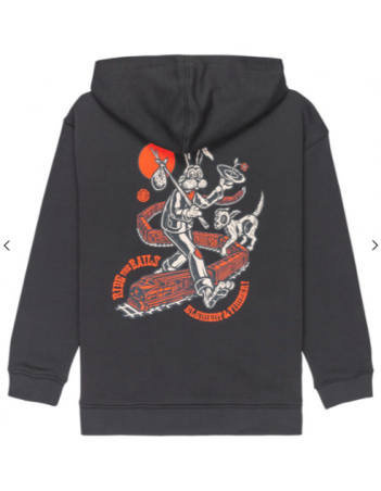 Element X Timber On track Pullover - Off Black - Sweat Enfant - Miniature Photo 1