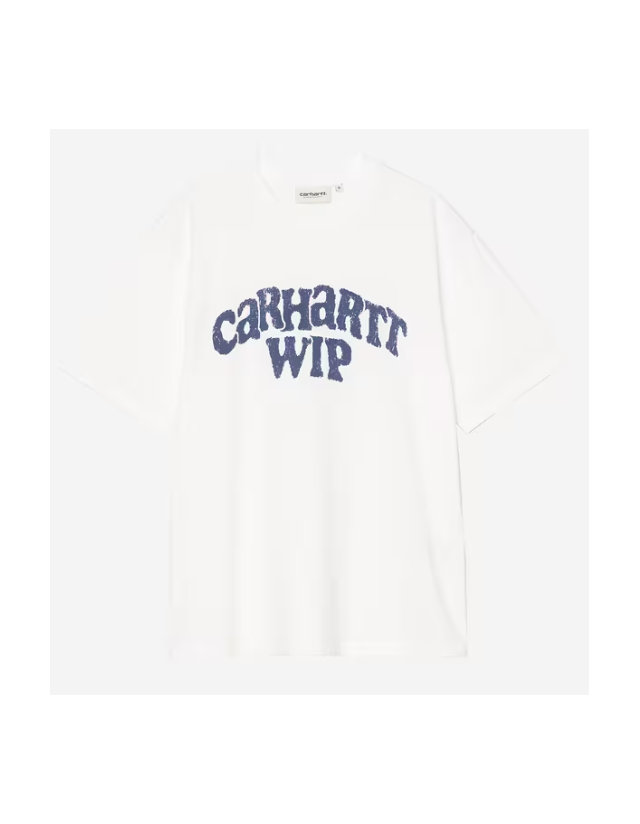 Carhartt Wip W' Guide Club T-Shirt - White Heavy Stone Wash - T-Shirt Femme  - Cover Photo 1