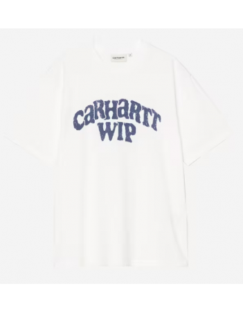 Carhartt WIP W' Guide club T-shirt - White heavy stone wash - T-Shirt Femme - Miniature Photo 1