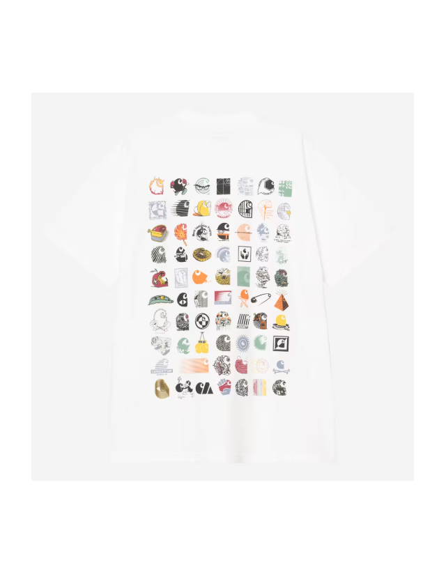 Carhartt Wip C Logo Archive T-Shirt - White - Herren T-Shirt  - Cover Photo 2