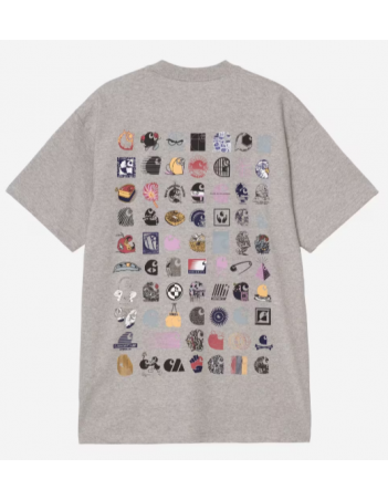 Carhartt WIP C Logo Archive T-shirt - Grey heather - Herren T-Shirt - Miniature Photo 2