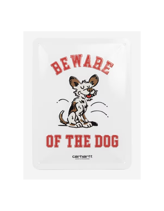 Carhartt Wip Wild Dog Beware Plate Steel - Gadget  - Cover Photo 1
