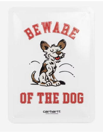 Carhartt WIP Wild Dog beware plate steel - Gadget - Miniature Photo 1