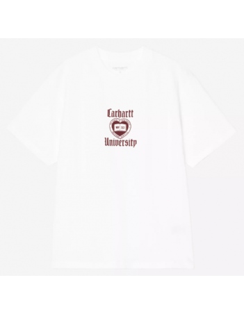 Carhartt WIP W' Schooling T-shirt - White - Damen T-Shirt - Miniature Photo 1