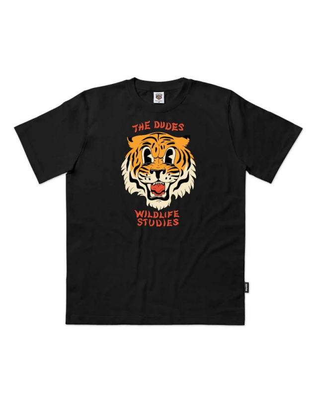 The Dudes Wildlife Studies Classic T-Shirt - Black - Men's T-Shirt  - Cover Photo 1