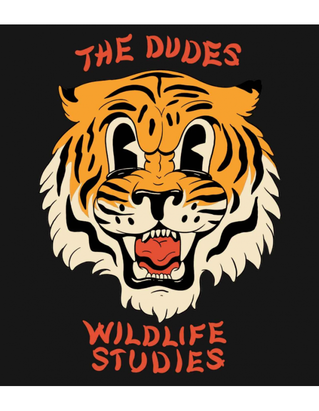 The Dudes Wildlife Studies Classic T-Shirt - Black - Men's T-Shirt  - Cover Photo 2