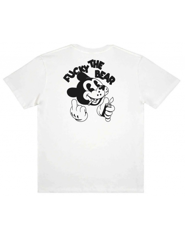 The Dudes Fucky Classic T-Shirt - Off White - Herren T-Shirt  - Cover Photo 2