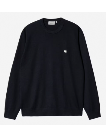 Carhartt WIP Madison sweater - Dark navy / wax - Herren Sweatshirt - Miniature Photo 1