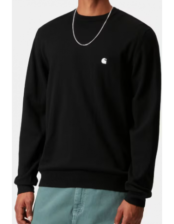 Carhartt WIP Madison sweater - Black / Wax - Herren Sweatshirt - Miniature Photo 2