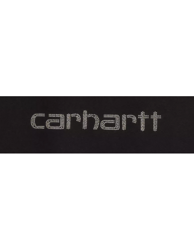 Carhartt Wip W' Rivet Script Sweat - Black - Damen Sweatshirt  - Cover Photo 1