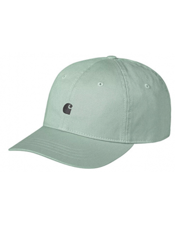 Carhartt WIP Madison logo cap - Frosted green / Black - Pet - Miniature Photo 1
