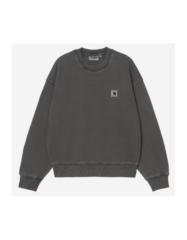 Carhartt Wip W' Nelson Sweat - Black - Damen Sweatshirt  - Cover Photo 1