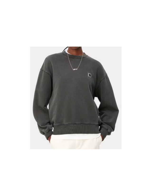 Carhartt Wip W' Nelson Sweat - Black - Damen Sweatshirt  - Cover Photo 2