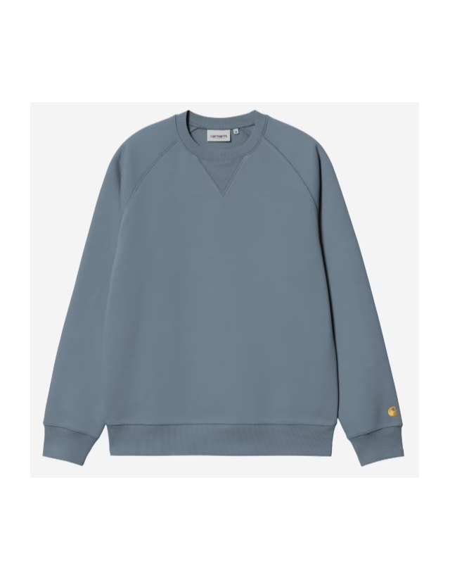 Carhartt Wip Chase Sweat - Angelite / Gold - Herren Sweatshirt  - Cover Photo 1