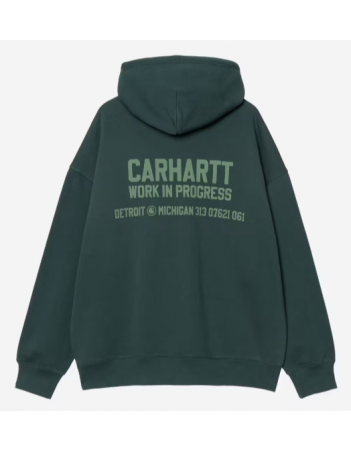 Carhartt WIP Hooded Distance sweat - Dark fir - Herren Sweatshirt - Miniature Photo 1