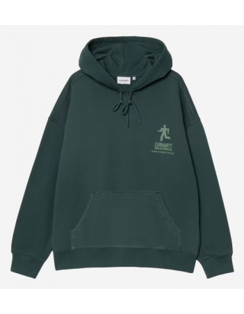Carhartt WIP Hooded Distance sweat - Dark fir - Herren Sweatshirt - Miniature Photo 2