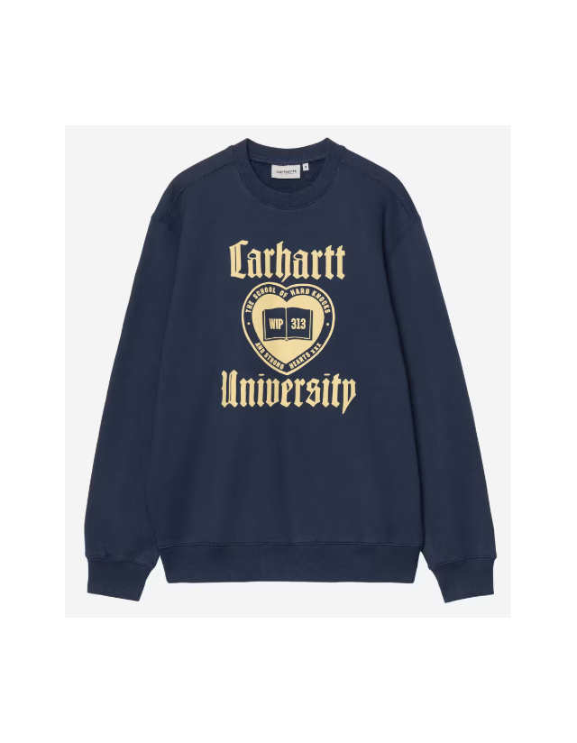 Carhartt Wip Schooling Schooling Sweat - Jupiter - Sweatshirt Voor Heren  - Cover Photo 1