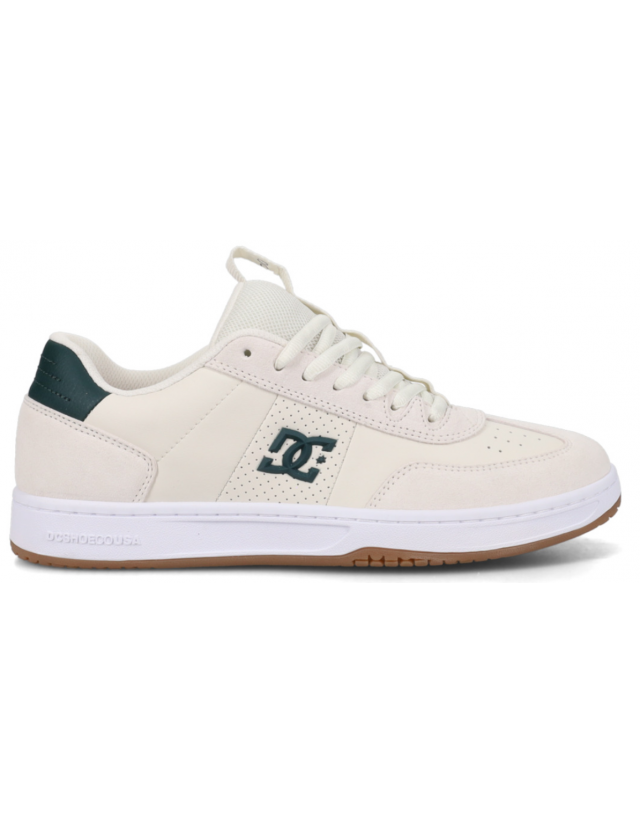 Dc Shoes Astrix S - Offwhite / Green - Skate Shoes  - Cover Photo 2