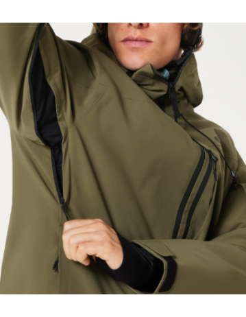 Oakley Canopy Insulated Jacket - Army Green - Product Photo 2
