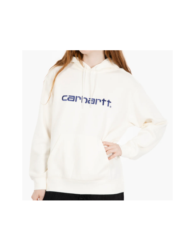 Carhartt Wip W' Hd Carhartt Sw - Wax / Wolfsbane - Sweatshirt Voor Dames  - Cover Photo 1