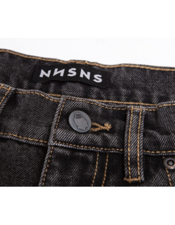 NNSNS Clothing Nessie - Black washed denim - Heren Broeken - Miniature Photo 2