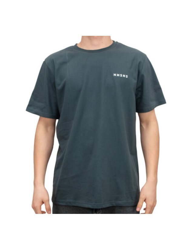 Nnsns Clothing Head Logo T-Shirt - Steel - T-Shirt Voor Heren  - Cover Photo 1