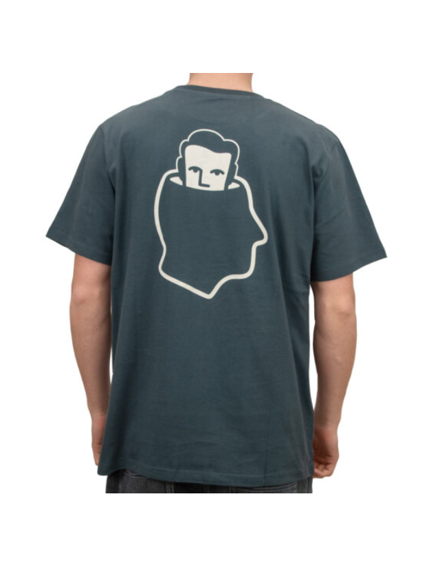 Nnsns Clothing Head Logo T-Shirt - Steel - T-Shirt Voor Heren  - Cover Photo 2