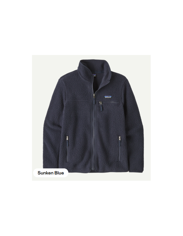 Patagonia W' Retro Pile Jacket - Sunken Blue - Veste Femme  - Cover Photo 1