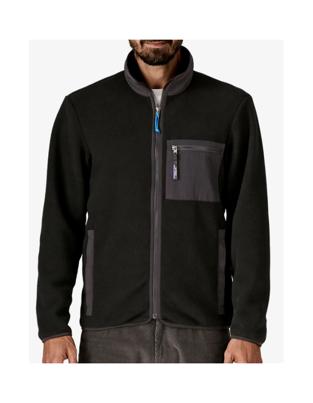 Patagonia Synchilla Jacket - Black Solid - Mann Jacke  - Cover Photo 1