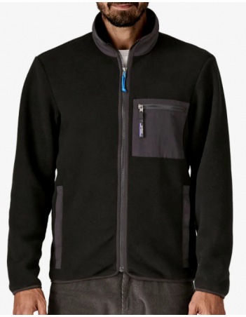 Patagonia Synchilla jacket - Black solid - Mann Jacke - Miniature Photo 1
