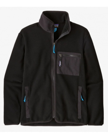 Patagonia Synchilla jacket - Black solid - Mann Jacke - Miniature Photo 2
