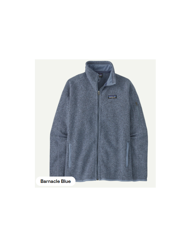 Patagonia W' Better Sweater Jacket - Barnacle Blue - Veste Femme  - Cover Photo 2