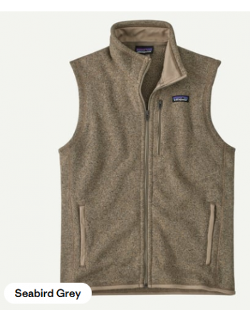 Patagonia Better sweater vest - Seabird grey - Man Jas - Miniature Photo 1