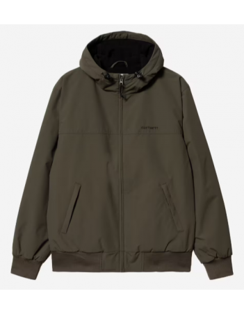 Carhartt WIP Hooded sail Jacket - Cypress / Black - Mann Jacke - Miniature Photo 2