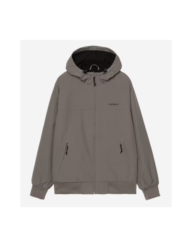 Carhartt Wip Hooded Sail Jacket - Porphyry / Black - Mann Jacke  - Cover Photo 2