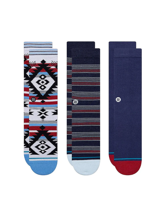 Stance Mirage 3 Pack - Navy - Chaussettes  - Cover Photo 1