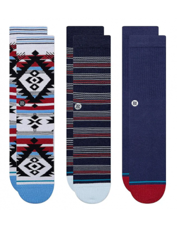 Stance Mirage 3 pack - Navy - Chaussettes - Miniature Photo 1
