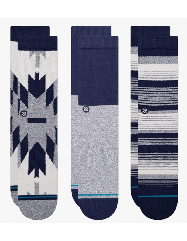 Stance Tacoma 3 Pack - Navy - Socken  - Cover Photo 1