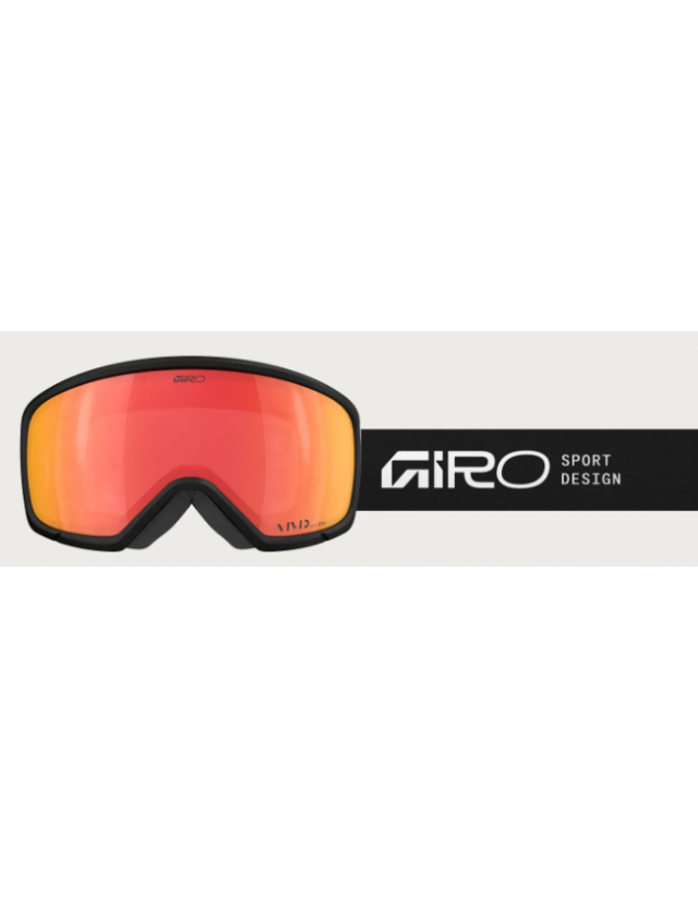 Giro Ringo Stacked Black - Vivid Ember - Ski & Snowboard Goggles  - Cover Photo 2