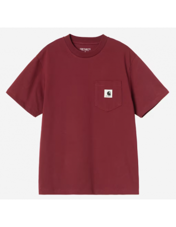 Carhartt Wip W' Pocket T-Shirt - Marsala - Product Photo 1