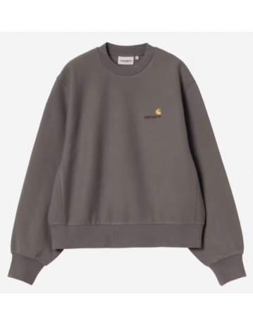 Carhartt Wip W' American Script Sweat - Porphyry - Product Photo 1