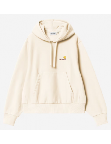 Carhartt Wip W' Hooded American Script Sweat - Natural - Product Photo 1