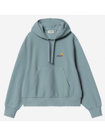 Carhartt Wip W' Hooded American Script Sweat - Citadel - Product Photo 1