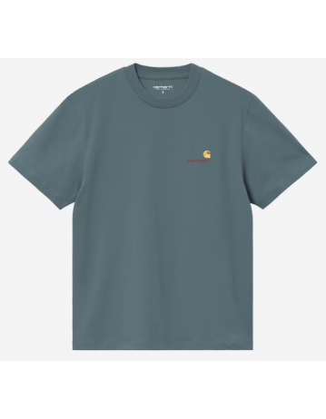 Carhartt Wip W' American Script T-Shirt - Office Blue - Product Photo 1