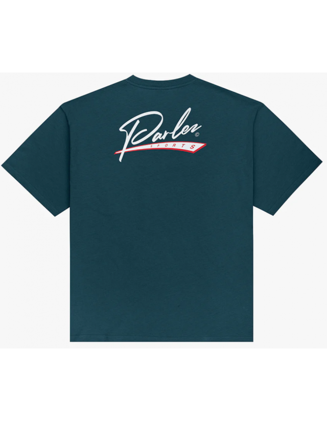 Parlez Inning Os T-Shirt - Petrol - Herren T-Shirt  - Cover Photo 2
