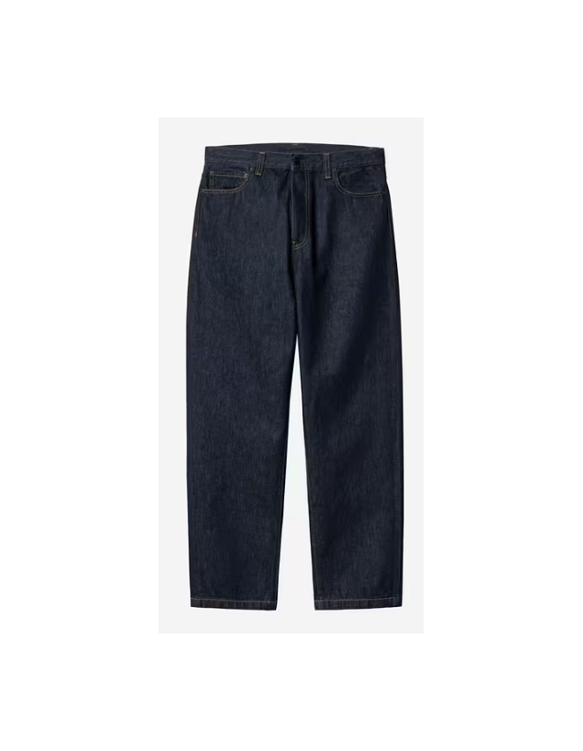 Carhartt Wip Aaron Pant - Blue Rinsed - Men's Pants  - Cover Photo 1